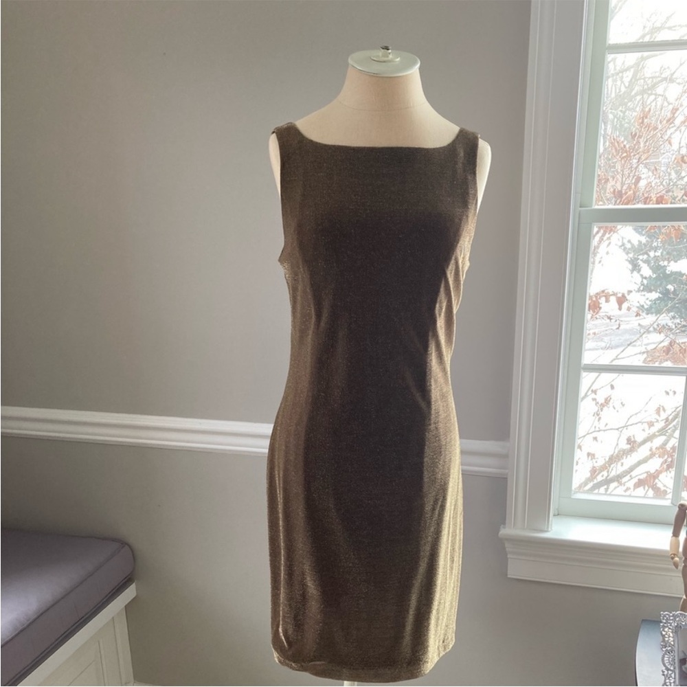 90s gold Party Dress vintage
